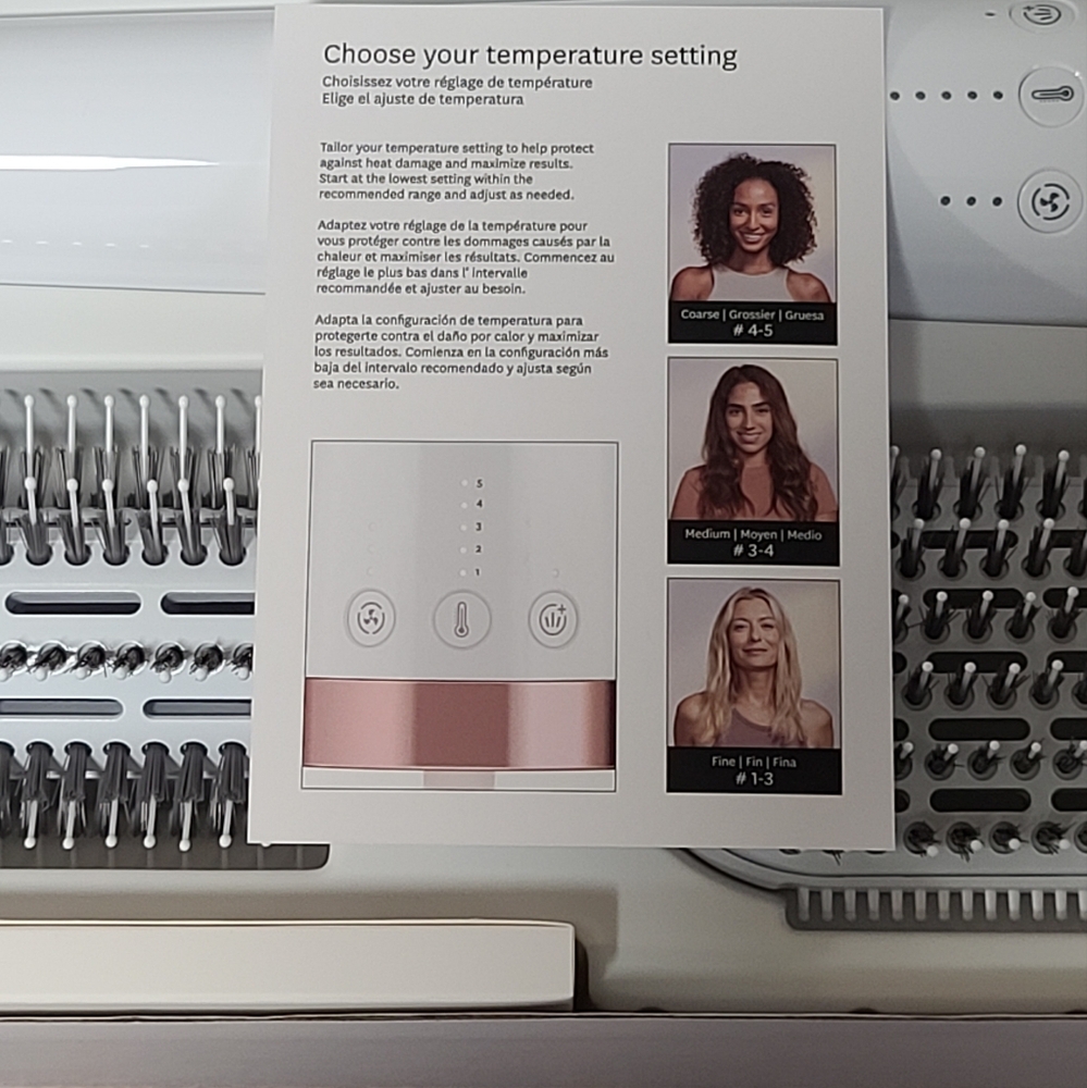 BRAND NEW IN BOX: T3 AireBrush Duo  White/Rose Gold - Retails $189.99 - Picture 4 of 4